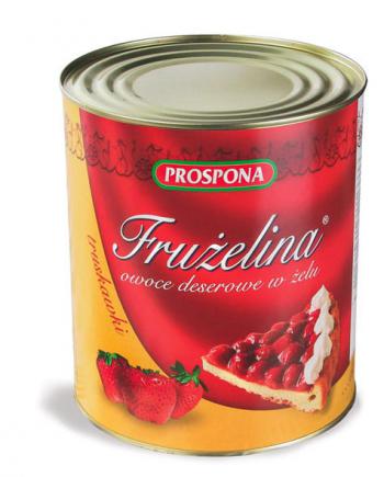 Frużelina® truskawka w żelu (3,2 kg) - Prospona