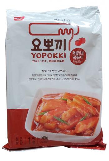 Topokki Spicy Pack, gochujang (140g) - Yopokki