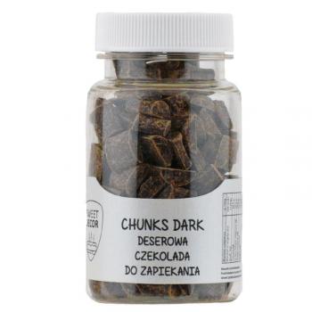 Deserowa czekolada do zapiekania, Chunks Dark (60 g) - SweetDecor
