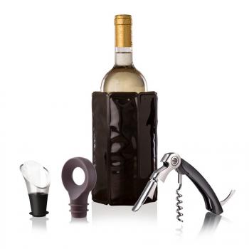 Zestaw do podawania wina klasyczny (4 elementy) - Vacu Vin