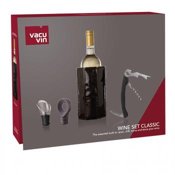 Zestaw do podawania wina klasyczny (4 elementy) - Vacu Vin