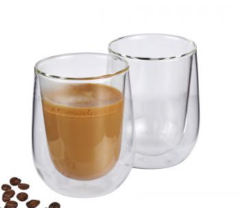 Szklanki do kawy z mlekiem z podwójną ścianką, poj. 0,25 l (2 sztuki) - Verona  - Cilio