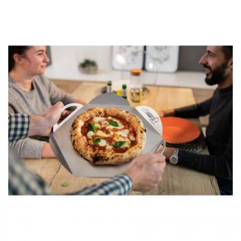 Taca do krojenia i serwowania pizzy (średnica 33 cm) - Amica – Gi Metal