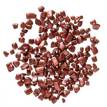 Posypka patki czekoladowe rubinowe, metaliczne (600 g) - Mona Lisa - Callebaut 
