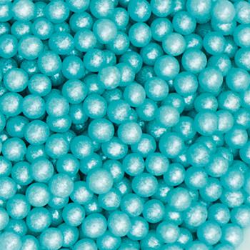 Posypka cukrowa niebieskie perełki 4 mm (100 g) - Decora