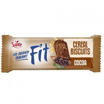 Ciasteczka zboowe kakaowe bez dodatku cukru 50 g Fit - Sante