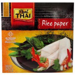 Papier ryżowy okrągły 22 cm (100 g) - Real Thai