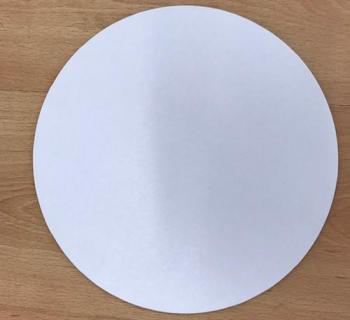 Podkład okrągły pod tort cienki, biały (średnica: 26 cm) - AleDobre.pl