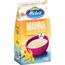 Kasza manna błyskawiczna, waniliowa (400 g) - Melvit