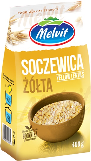 Soczewica żółta (400 g) - Melvit