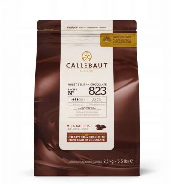 Czekolada mleczna w postaci pastylek (33,6% kakao, 2,5 kg) - Callebaut 