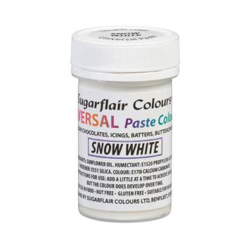 Barwnik spożywczy w żelu, śnieżno biały (22 g) - Sugarflair
