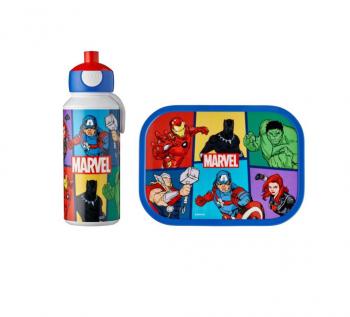 Lunchbox z bidonem, zestaw dziecięcy Avengers - Set Campus - Mepal