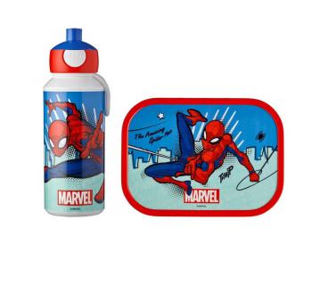 Lunchbox z bidonem, zestaw dziecięcy Spiderman - Set Campus - Mepal