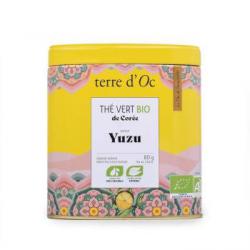Herbata zielona bio o smaku owocu yuzu (80 g) - Hospita...