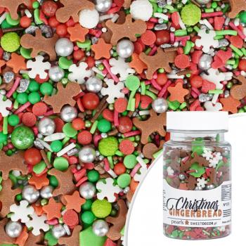 Posypka cukrowa mix Pearls Christmas Gingerbread (70 g) - SweetDecor