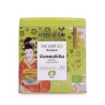 Herbata zielona z prażonym ryżem Genmaicha, sypana organiczna (100 g) - Hospitality - Terre d'Oc