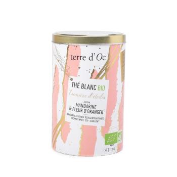 Herbata organiczna biała mandarynkowo - pomarańczowa (50 g) Starlight - Christmas - Terre d'Oc 