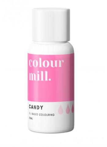 Barwnik do czekolady i mas tustych olejowy 20 ml rowy - Candy - Colour Mill
