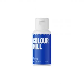 Barwnik do czekolady i mas tłustych olejowy 20 ml królewski błękit - Royal - Colour Mill