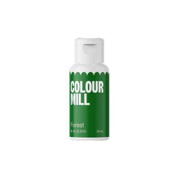 Barwnik do czekolady i mas tustych olejowy zielony 20 ml - Forest - Colour Mill