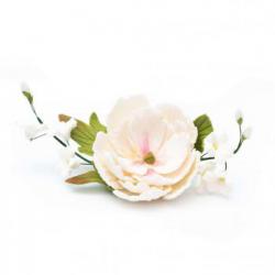 Kwiat cukrowy piwonia z dzwonkami, biała - Slado - NZ