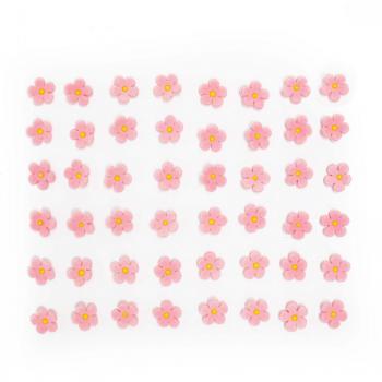 Dekoracja cukrowa, kwiatuszki jabłoni różowe (45 szt.) - Slado - NZ