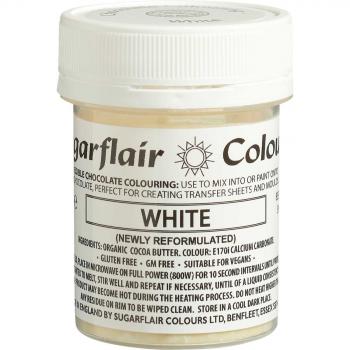 Barwnik do czekolady biały 35 g na bazie masła kakaowego - Sugarflair