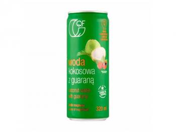 Woda kokosowa z guaraną i magnezem (320 ml) - QF