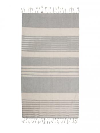 Kocyk piknikowy lub ręcznik plażowy Ella Hamam (wym. 145 × 250 cm) beżowy - Outdoor- Sagaform