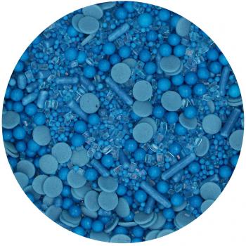 Posypka cukrowa niebieska mix (70 g) - FunCakes