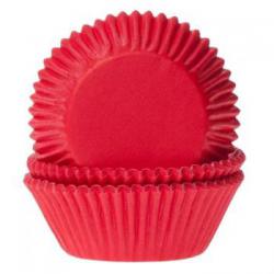 Papilotki do muffinów czerwone (50 szt. w opakowaniu) -...