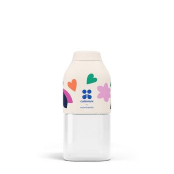 Butelka na wod S (pojemno: 0,33 l), Catimini Cream Paper Cut - Positive - Monbento