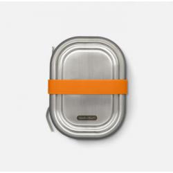 Lunch box stalowy S, pomarańczowy - Black+Blum