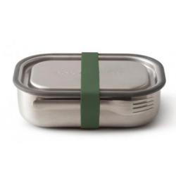 Lunch box stalowy L, oliwkowy - Black+Blum