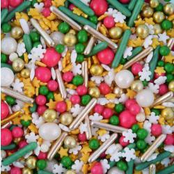 Posypka cukrowa, konfetti Jingle Sprinkles (50 g) - CL