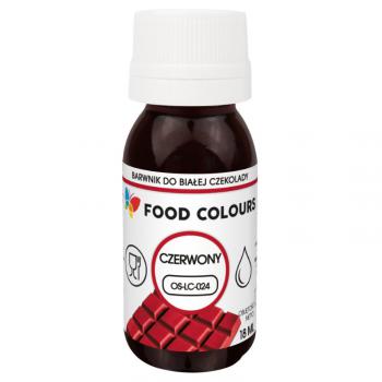 Barwnik do czekolady i mas tustych olejowy, czerwony - Food Colours