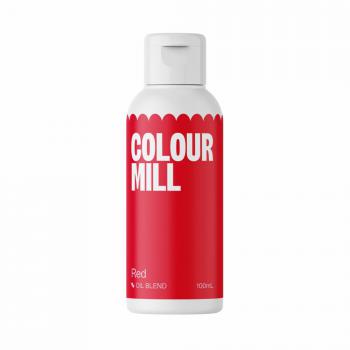 Barwnik do czekolady i mas tustych olejowy 100 ml czerwony - Red - Colour Mill