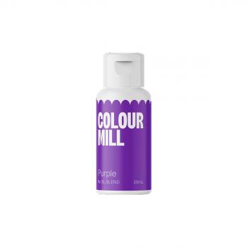 Barwnik olejowy do czekolady i mas tustych 20 ml fioletowy Purple - Colour Mill
