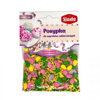 Posypka cukrowa, konfetti wielkanocny mix wz.1 (50 g) - Slado