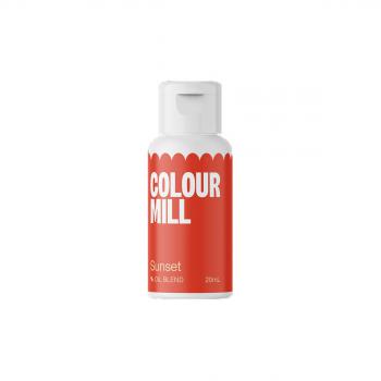 Barwnik do czekolady i mas tustych olejowy 20 ml czerwony - Sunset - Colour Mill