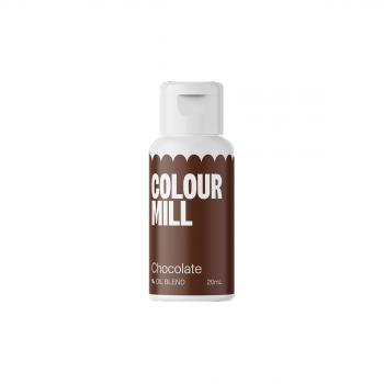 Barwnik olejowy do czekolady i mas tustych 20 ml brzowy - Chocolate - Colour Mill