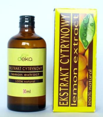 Ekstrakt cytrynowy naturalny (30 ml) - Deka