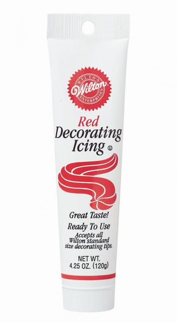 Czerwony lukier w tubie do dekoracji (120 g) - 03-3089 - Wilton