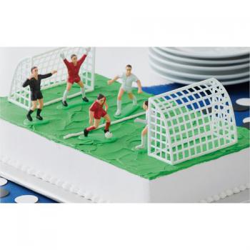 Figurki na tort - zestaw piłkarski (piłkarze) - 03-9002 - Wilton