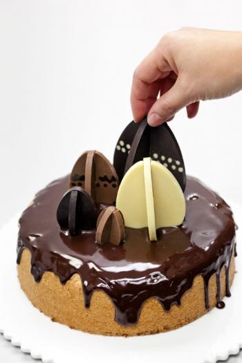 Forma silikonowa do czekoladek, ciasteczek w kształcie jajek - Lekue