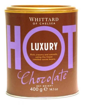 Czekolada do picia na gorco Luxury o klasycznym smaku palonych ziaren kakao (400 g) - Whittard of Chelsea