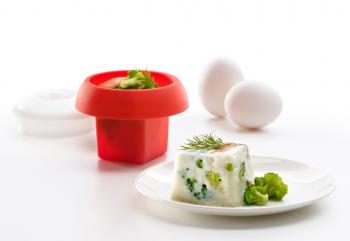 Naczynie do przygotowywania da na bazie jajek OVO, szecienne - Lekue