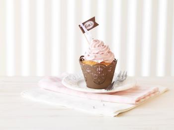 Zestaw do dekoracji minimuffinów Cupcake Rose (72 elementy w zestawie) - Birkmann