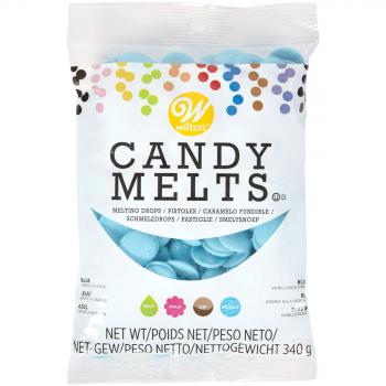 Niebieskie pastylki czekoladowe Candy Melts (340 g) - 03-3095 - Wilton